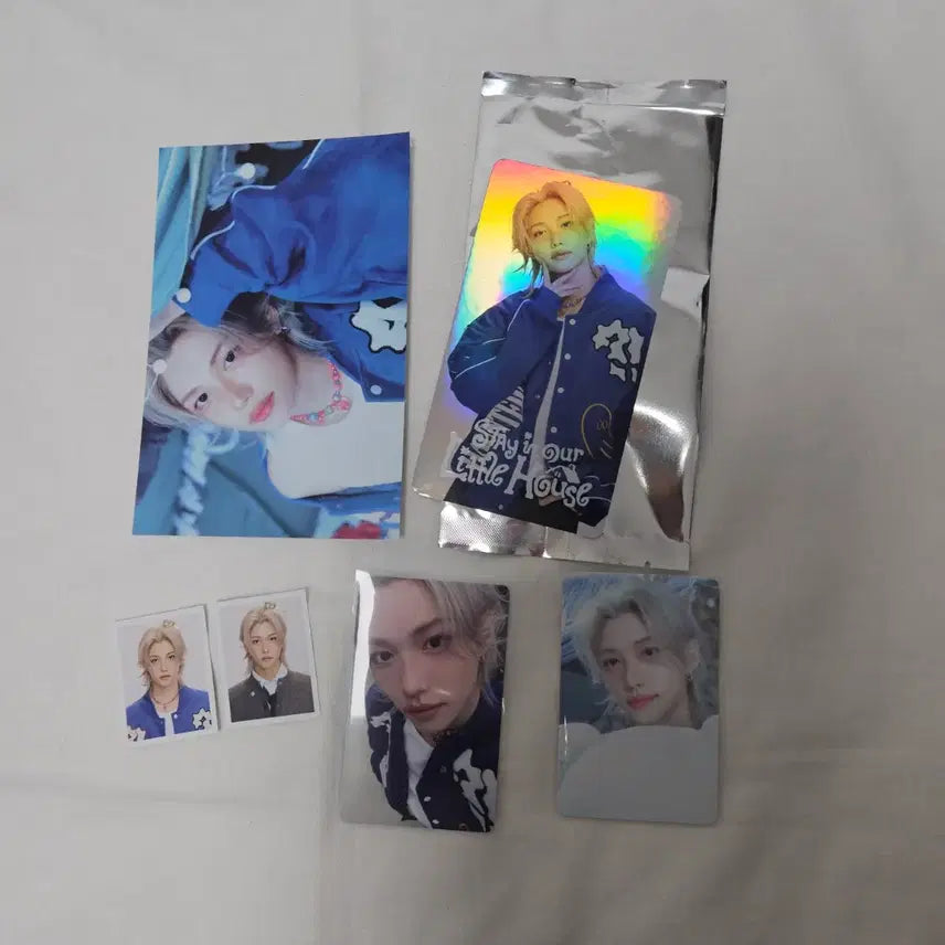 [BUNJANG] Stray Kids Felix Little House Photocard Bundle Set / 스트레이키즈 필릭스 리틀하우스 증사 트레카 엽서 특전 포카 박테 엠디
