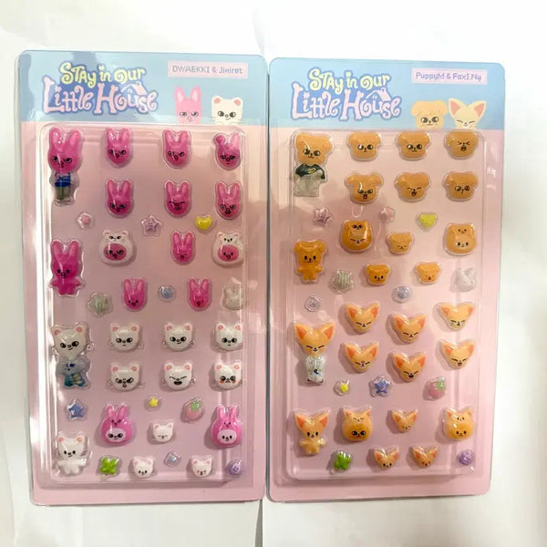 [BUNJANG] SKZOO 3D Sticker Set (B & D) / Skzoo 3D sticker B D 스키주 3D 스티커