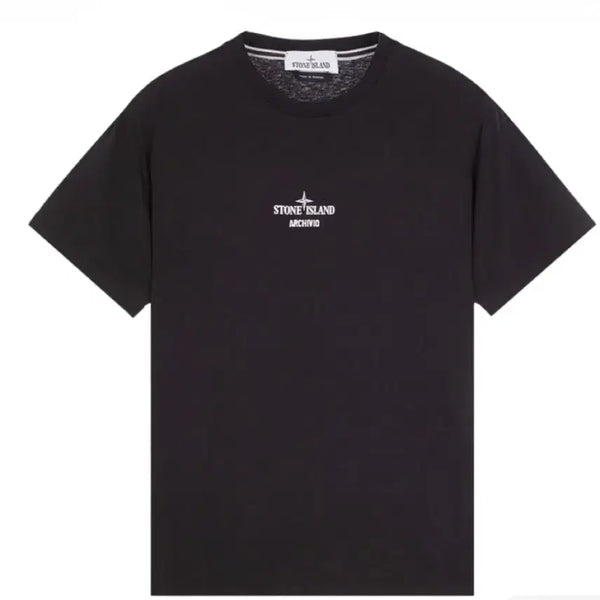 [BUNJANG] Stone Island Short Sleeve T-Shirt Black / 스톤 아일랜드 반팔 블랙 stone island