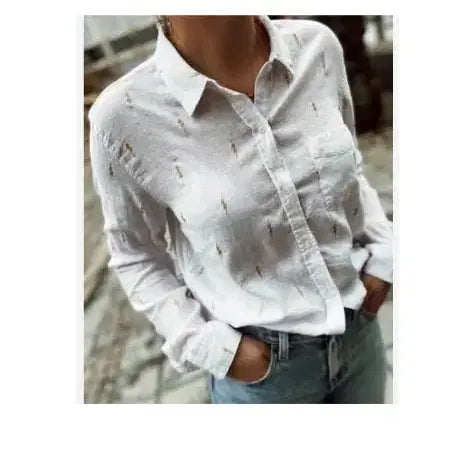 [BUNJANG] Hanssem Rails Linen Embroidered Shirt / 한섬 Rails 레일 린넨 자수 셔츠 44~55사이즈 정품