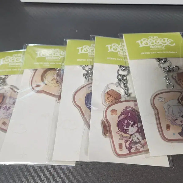 [BUNJANG] Isegye Idol Our Bakery Collaboration Keyring Set (Sealed) / 이세돌 아우어베이커리 키링 세트 미개봉 원가이하