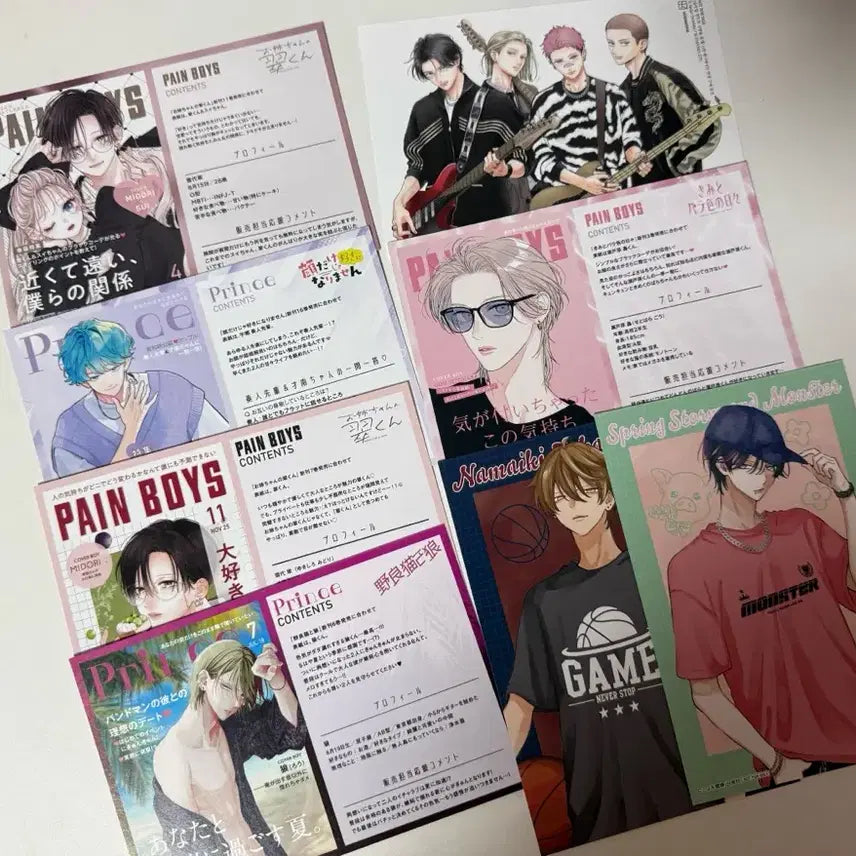 [BUNJANG] Various Artists Photocard Bundle Set / 언니의 미도리군, 너와 장밋빛 매일, 길고양이늑대 특전