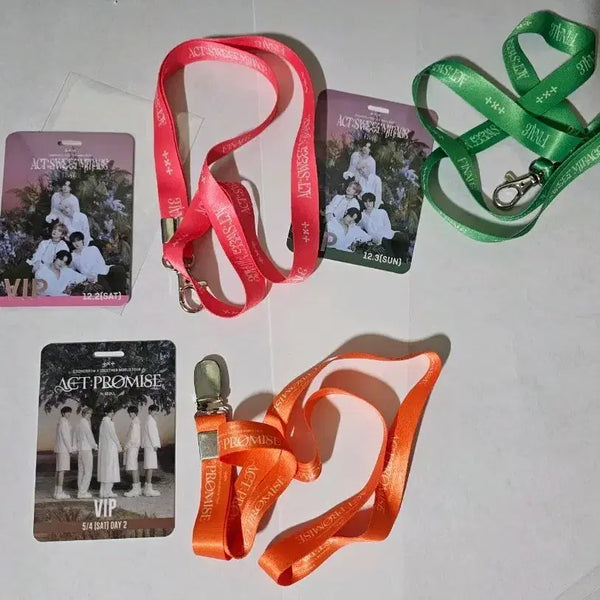 [BUNJANG] TXT Concert VIP Ticket Lanyard Set / 투바투 콘서트 VIP 티켓 목걸이 3종 일괄가격 투모로우바이투게더 TXT