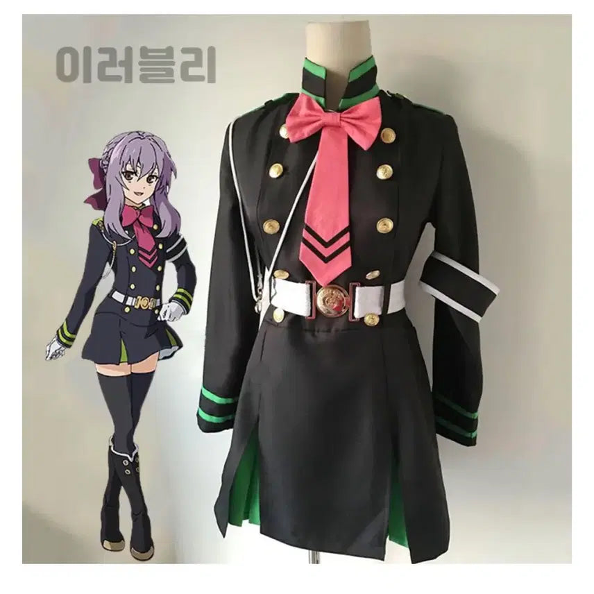 [BUNJANG] Seraph of the End Shinoa Hiiragi Cosplay Costume / 종말의세라프 히이라기 시노아 코스프레 의상