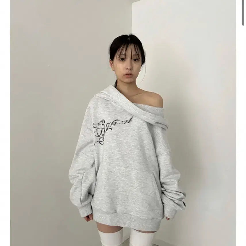 [BUNJANG] Satomi Radio Drape Hoodie / 사토미라디오 드레이프 후디 drape hoodie