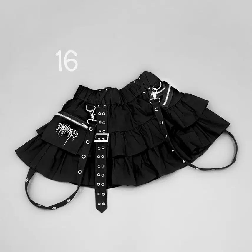 [BUNJANG] Dimmoire Punk Frill Skirt / [새상품]Dimmoire 딤모아르 펑크 프릴 스커트