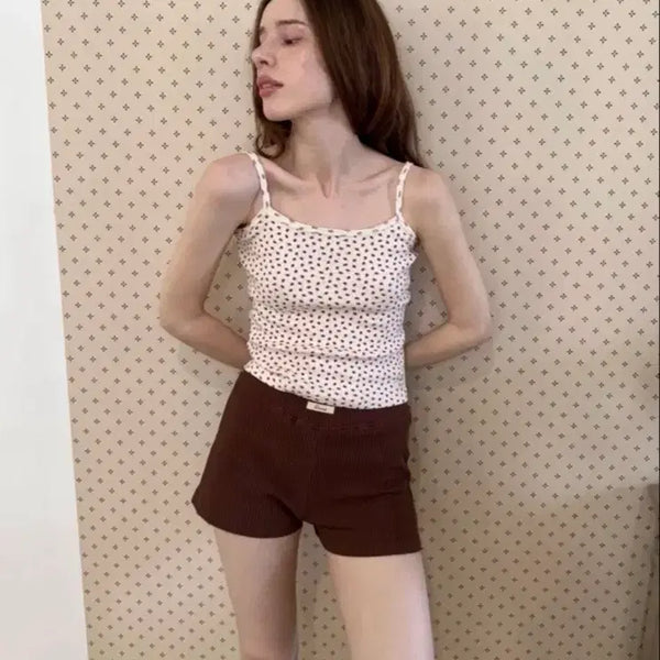 [BUNJANG] Dearsis Waffle Micro Shorts Brown / Dearsis 디어시스 Waffle Micro Shorts (Brown)