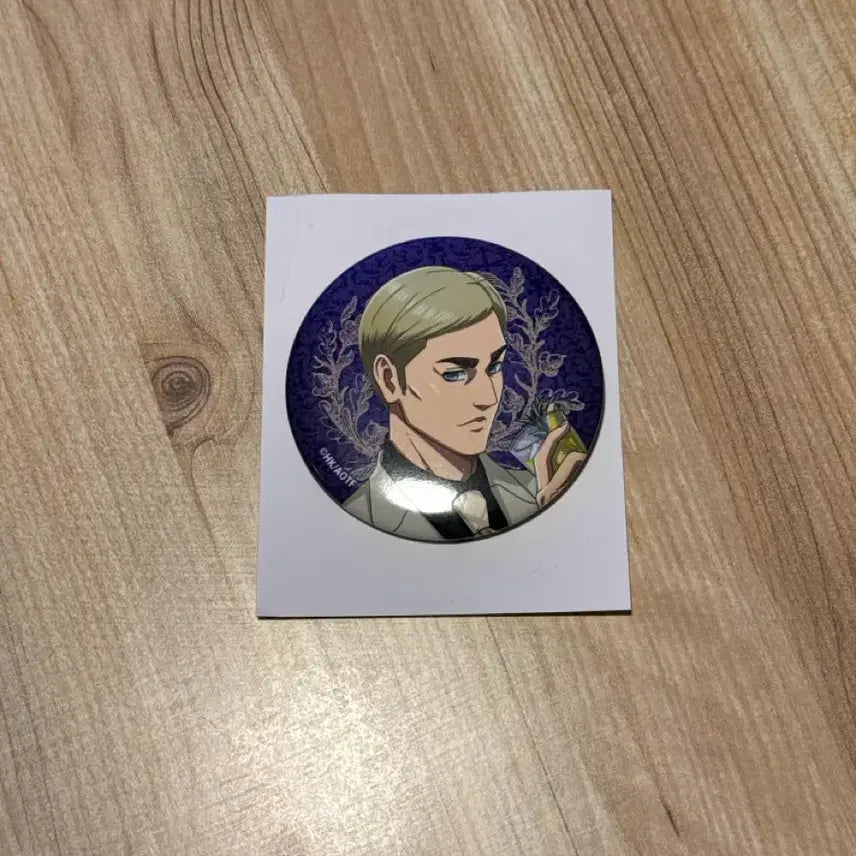 [BUNJANG] Attack on Titan Erwin Smith Pub Can Badge / 진격의 거인 엘빈 스미스 펍 캔뱃지