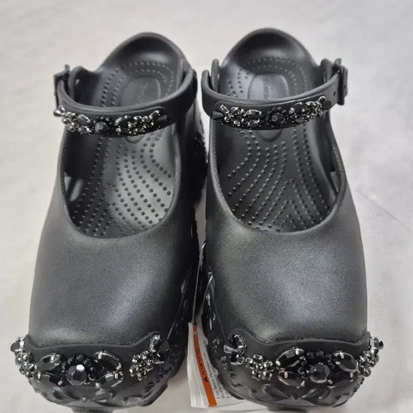 [BUNJANG] Crocs Simone Rocha Black Heels / 크록스 시몬 로샤 블랙 힐
