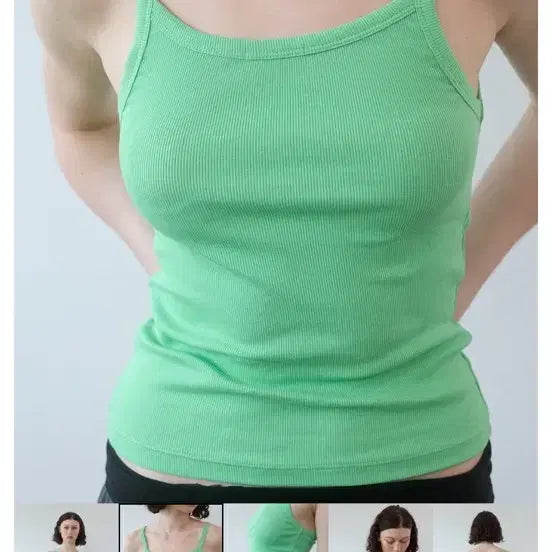 [BUNJANG] PISCESS Apple Green Reversible Tank Top / PISCESS 파이시스 애플 그린 리버서블 탱크탑