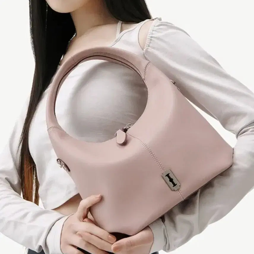 [BUNJANG] Vunque Hobo S Natural Cowhide Leather Bag / 분크 천연소가죽 호보백 새상품