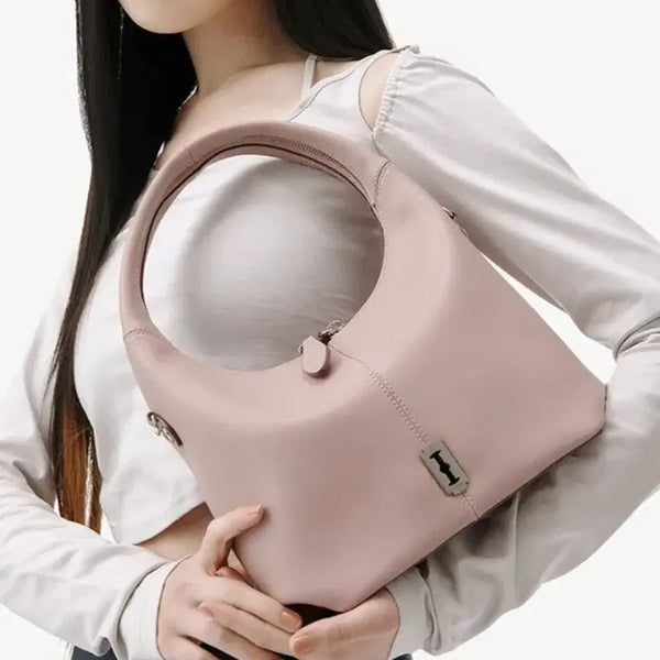 [BUNJANG] Vunque Hobo S Natural Cowhide Leather Bag / 분크 천연소가죽 호보백 새상품