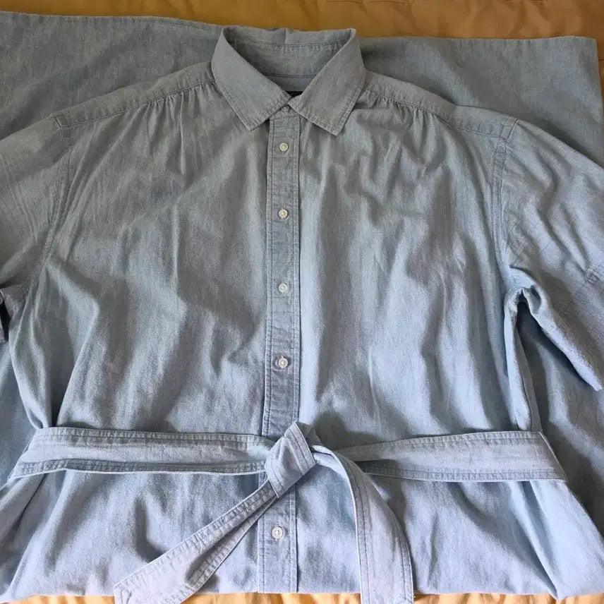 [BUNJANG] Polo Ralph Lauren Long Shirt Dress / 폴로 랄프 로렌 롱 셔츠 원피스