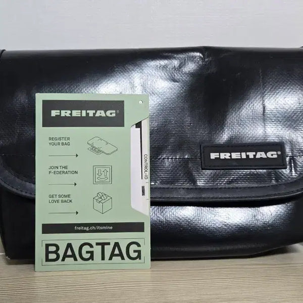 [BUNJANG] Freitag F41 Haapao All Black Mint Tag / 프라이탁 F41 하파오 올검 올블랙 민트택 포함