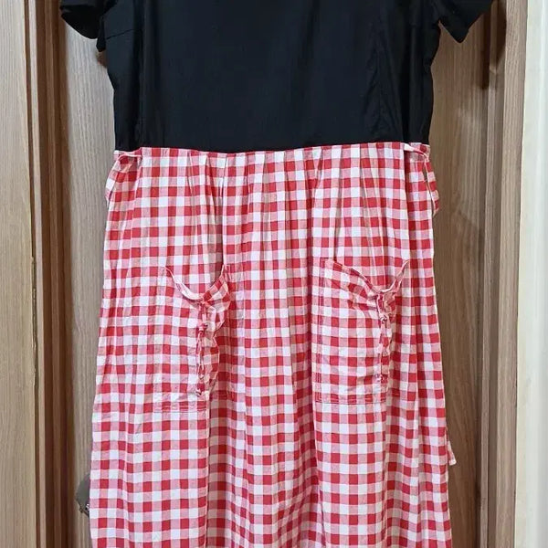 [BUNJANG] Check Long Dress / 체크 롱 원피스