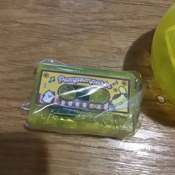 [BUNJANG] Sanrio Pompompurin Cassette Tape Gacha Figure / 산리오 폼폼푸린 카세트테이프 가챠