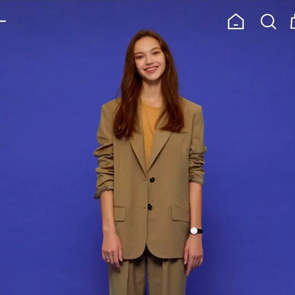 [BUNJANG] Your Name Here Chic Full Suit Jacket M / 유어네임히얼 유네미 세련된 한벌이 자켓 M