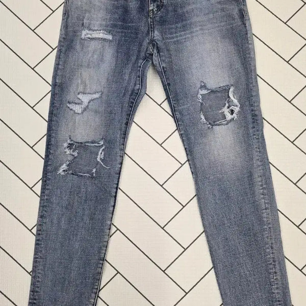 [BUNJANG] Saint Laurent Ripped Knee Jeans - Size 34 / 정품] 생로랑 무릎찢청 청바지.  싸이즈 34