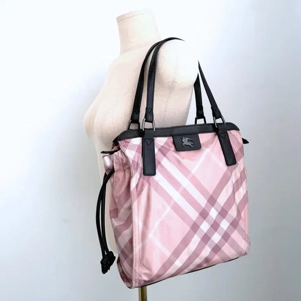[BUNJANG] Burberry Blue Label Pink Nova Check Shoulder Bag / 버버리 블루라벨 핑크 노바체크 숄더백