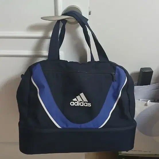 [BUNJANG] Adidas Duffle Bag Navy Blue / 아디다스 더플백 네이비 블루