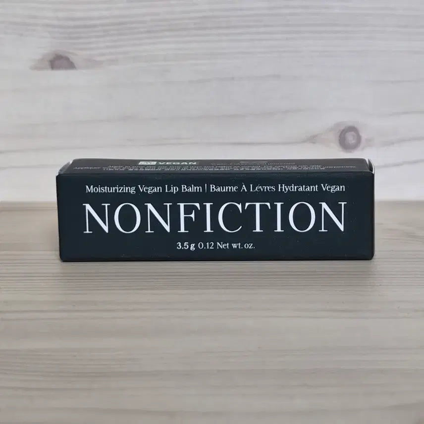 [BUNJANG] NONFICTION Moisturizing Vegan Lip Balm / 논픽션 모이스처라이징 비건 립밤