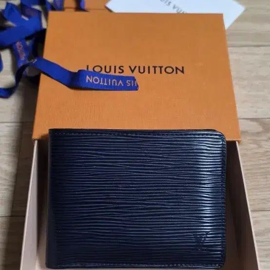 [BUNJANG] Louis Vuitton Epi Multiple Wallet Blue Marine Bifold Wallet / 루이비통 에피 멀티플월릿 블루마린 반지갑