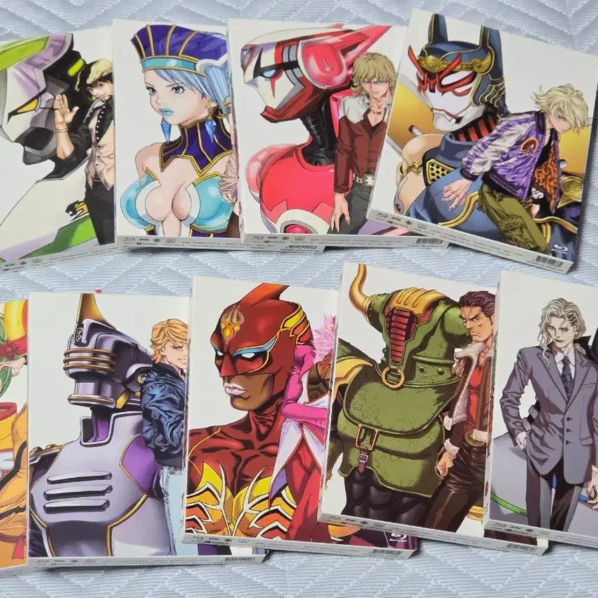 [BUNJANG] Tiger & Bunny LE Blu-ray 9-Volume Set Illustrated by Masakazu Katsura / 9종세트 타이거 앤 버니 LE  블루레이 전영소녀 카츠라마사카즈