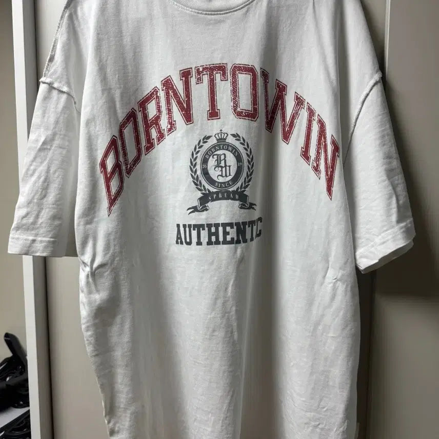 [BUNJANG] Born to Win Oversized Short Sleeve T-Shirt Size 1 / 본투윈 오버핏 반팔 티셔츠 1사이즈 팝니다