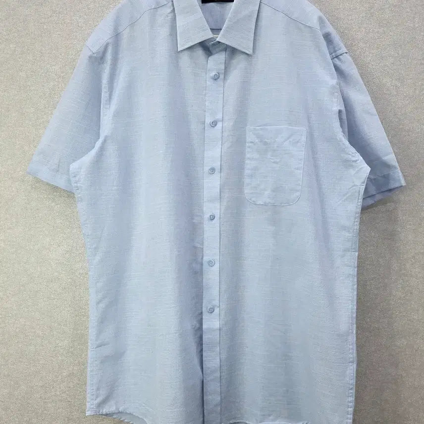 [BUNJANG] ELLE HOMME Linen Blend Short Sleeve Shirt / 엘르옴므 린넨 혼방 반팔 셔츠 ELLE HOMME