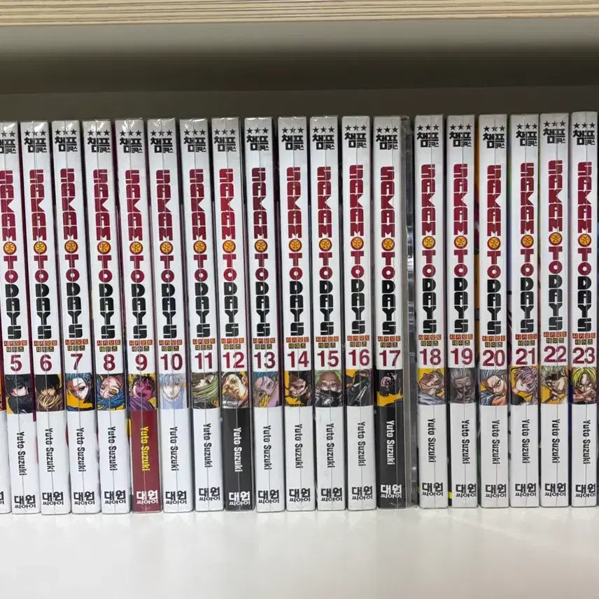 [BUNJANG] Sakamo-to Days First Edition Complete Set (Volumes 1-11, 13-24) / 사카모토데이즈 올초판 (1권-24권)
