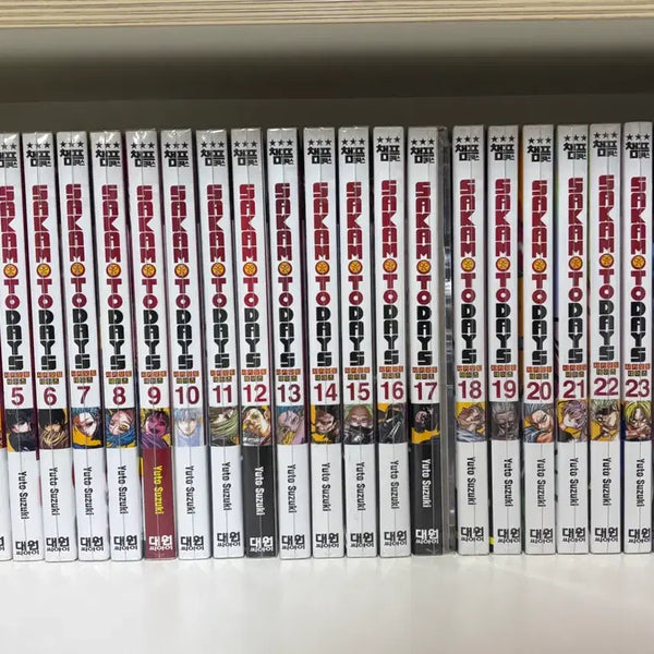 [BUNJANG] Sakamo-to Days First Edition Complete Set (Volumes 1-11, 13-24) / 사카모토데이즈 올초판 (1권-24권)