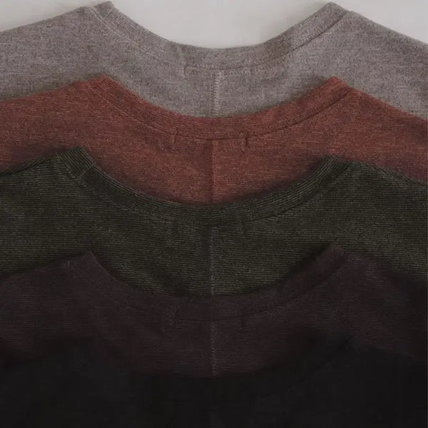 [BUNJANG] Slowandden Ribbed Half-Sleeve T-Shirt / 슬로우앤드 쫀쫀스티치 도톰 반팔티셔츠