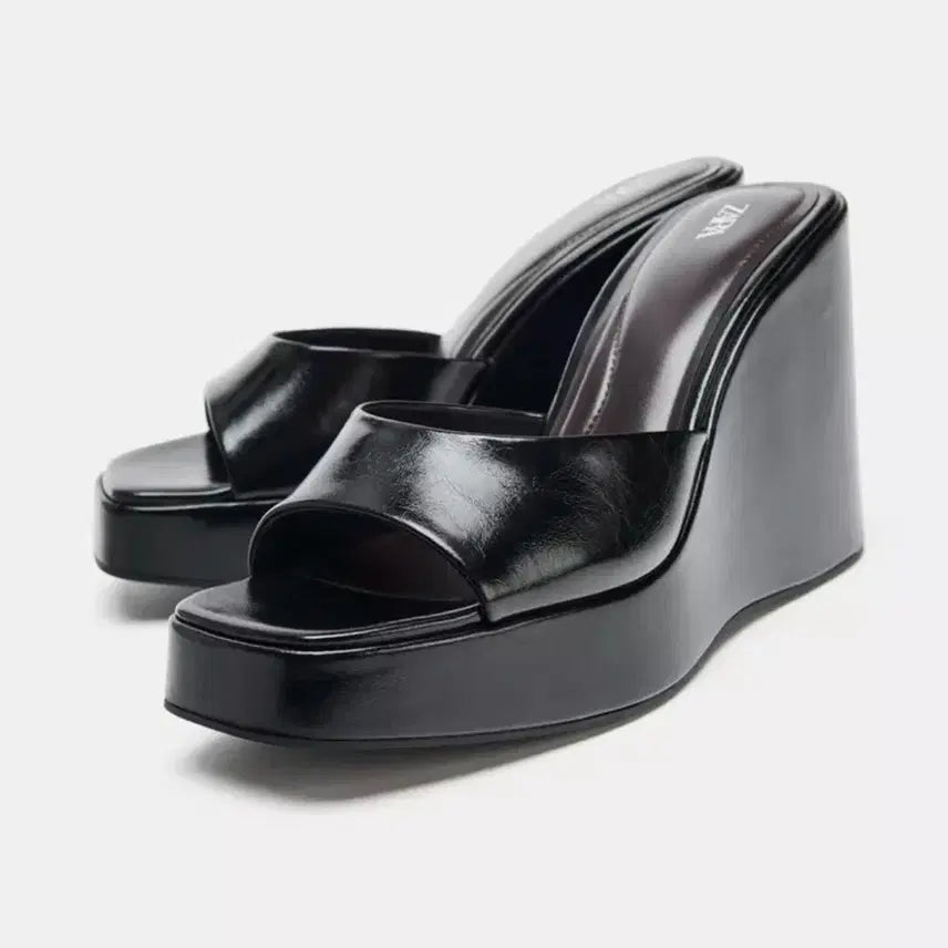 [BUNJANG] Zara Wedge Heel Sandals 255 / 자라 웨지힐 샌들 255