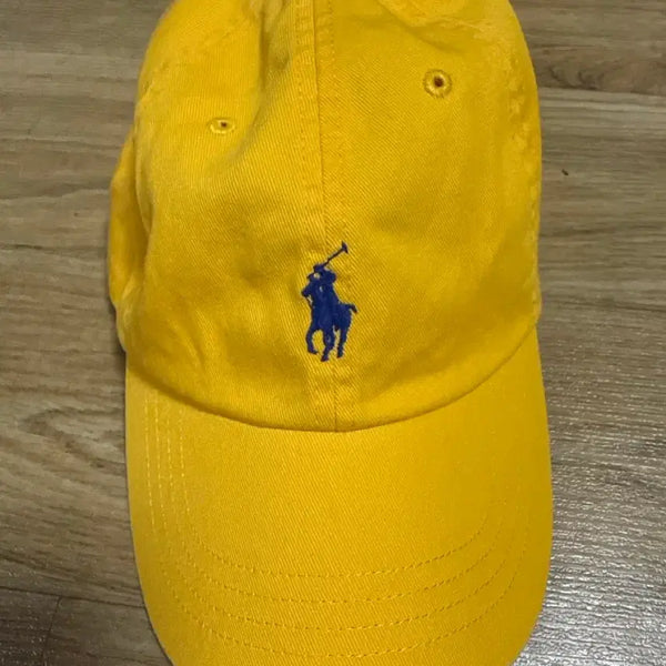 [BUNJANG] Polo Ralph Lauren Yellow Big Pony Embroidered Cap / 폴로 랄프로렌 볼캡 옐로우