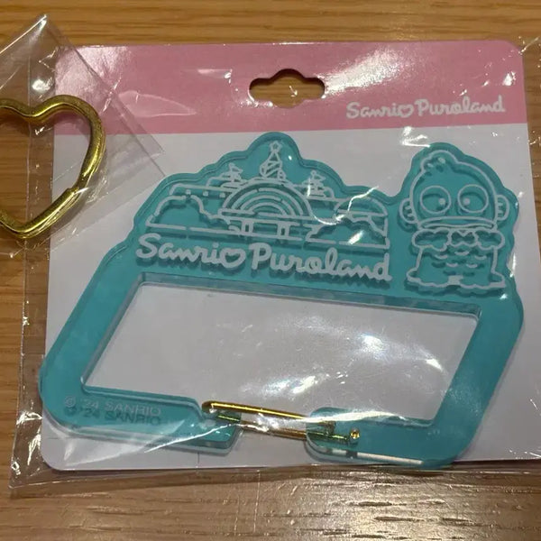 [BUNJANG] Sanrio Purlod Limited Heart Charm Acrylic Carabiner Hangyodon / 정품)산리오 퓨로랜드 한정 하트참 아크릴 카라비너 한교동