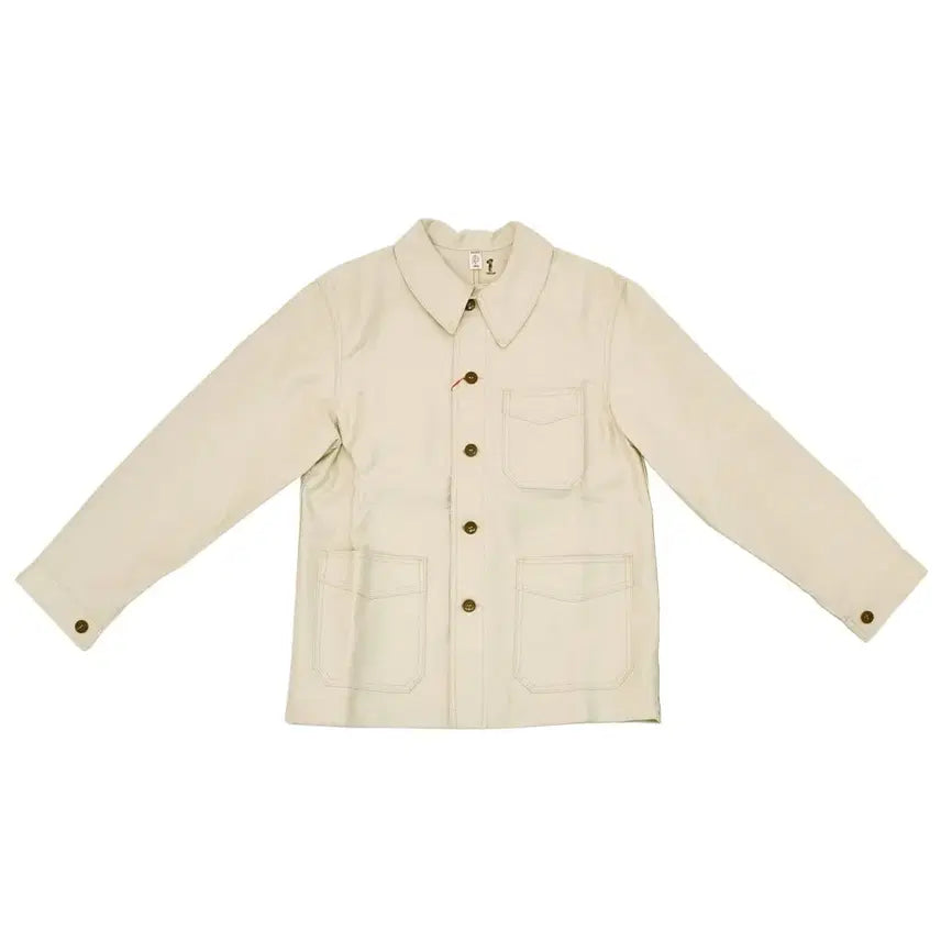 [BUNJANG] Le Travailleur Gallice French Work Jacket Light Beige Size 3 / 르트라바이유 갈리스 프렌치 워크자켓 3사이즈 판매합니다.