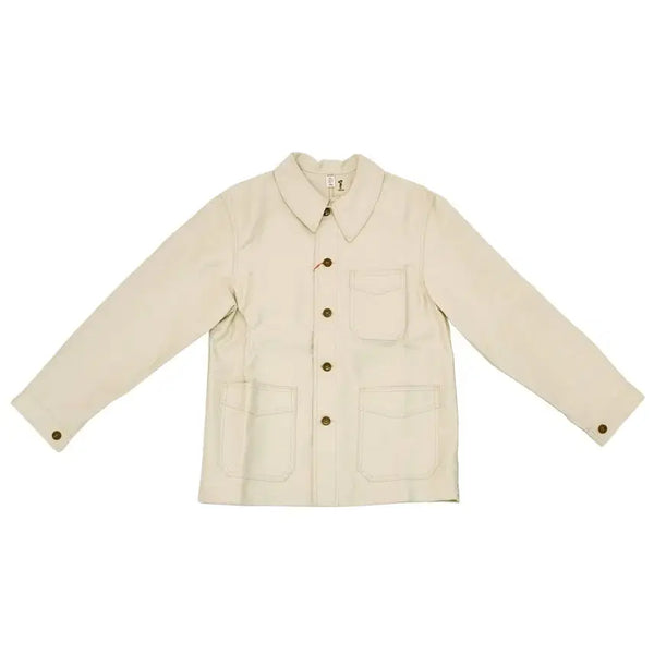 [BUNJANG] Le Travailleur Gallice French Work Jacket Light Beige Size 3 / 르트라바이유 갈리스 프렌치 워크자켓 3사이즈 판매합니다.