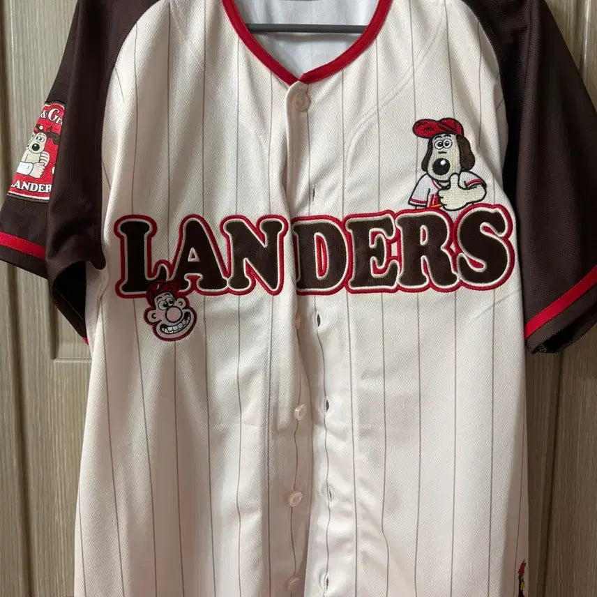[BUNJANG] SSG Landers Kim Kwang-hyun Marked Baseball Jersey (Size 100) / ssg랜더스 그로밋 유니폼 김광현 마킹
