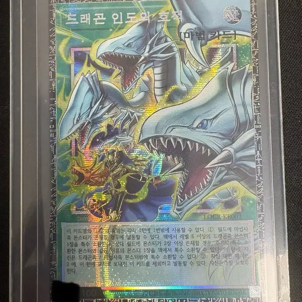 [BUNJANG] Yu-Gi-Oh! Dragon of the Indian Ho-Oh Grand Master Card #99 / 유희왕 카드 드래곤 인도의 호적 그랜드 마스터 99번
