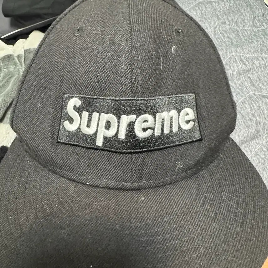 [BUNJANG] Supreme New Era Box Logo Ball Cap Black / 슈프림 뉴에라 박스로고 볼캡 블랙