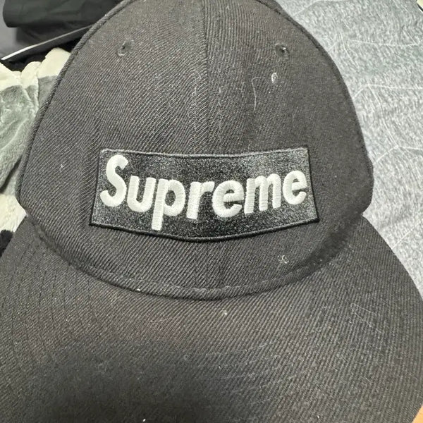 [BUNJANG] Supreme New Era Box Logo Ball Cap Black / 슈프림 뉴에라 박스로고 볼캡 블랙