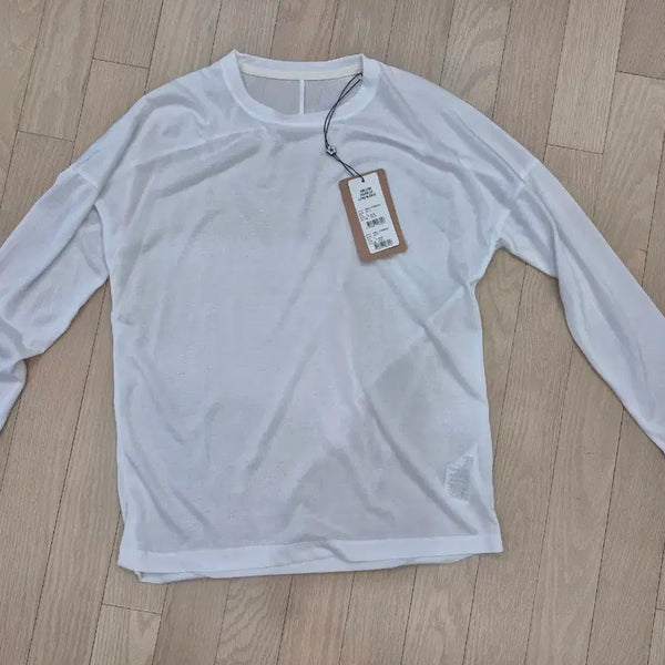 [BUNJANG] Mulawear White Cover-up Long Sleeve / 뮬라웨어 화이트 커버업 롱슬리브(새상품)