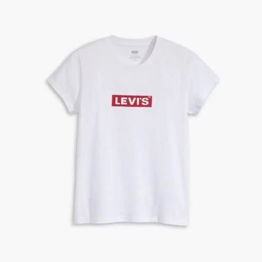 [BUNJANG] Levi's Women's Box Logo Authentic Short Sleeve T-Shirt / LEVIS 리바이스 여성 박스로고 어센틱 반팔 티셔츠