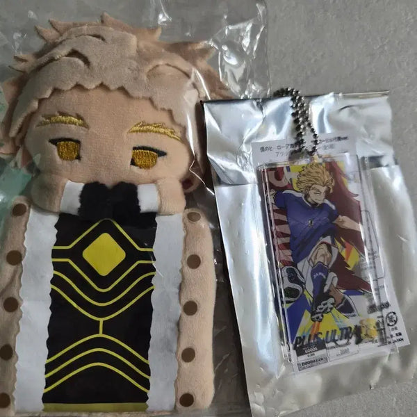 [BUNJANG] My Hero Academia Hawks Mini Pouch & Soccer Series Acrylic Keychain Set / [반택포] 히로아카 미니파우치 + 축구시리즈 아크릴 키링 (호크스)