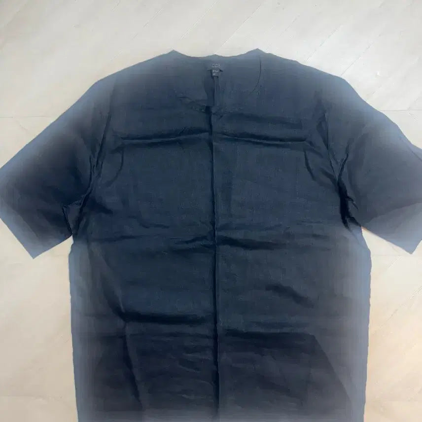 [BUNJANG] COS Linen Short-Sleeve T-Shirt / cos 코스 린넨 반필 티셔츠 텍제거 새제품