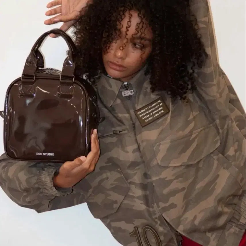 [BUNJANG] ESC STUDIO Brown Tote Bag / ESC STUDIO 브라운 토트백
