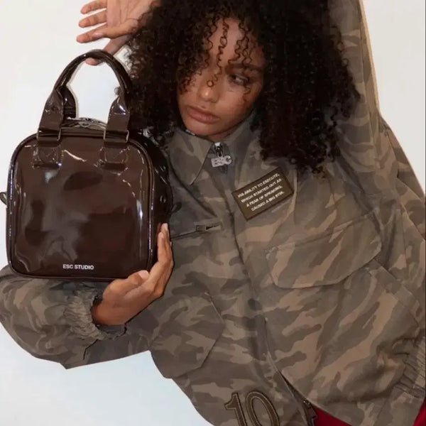 [BUNJANG] ESC STUDIO Brown Tote Bag / ESC STUDIO 브라운 토트백