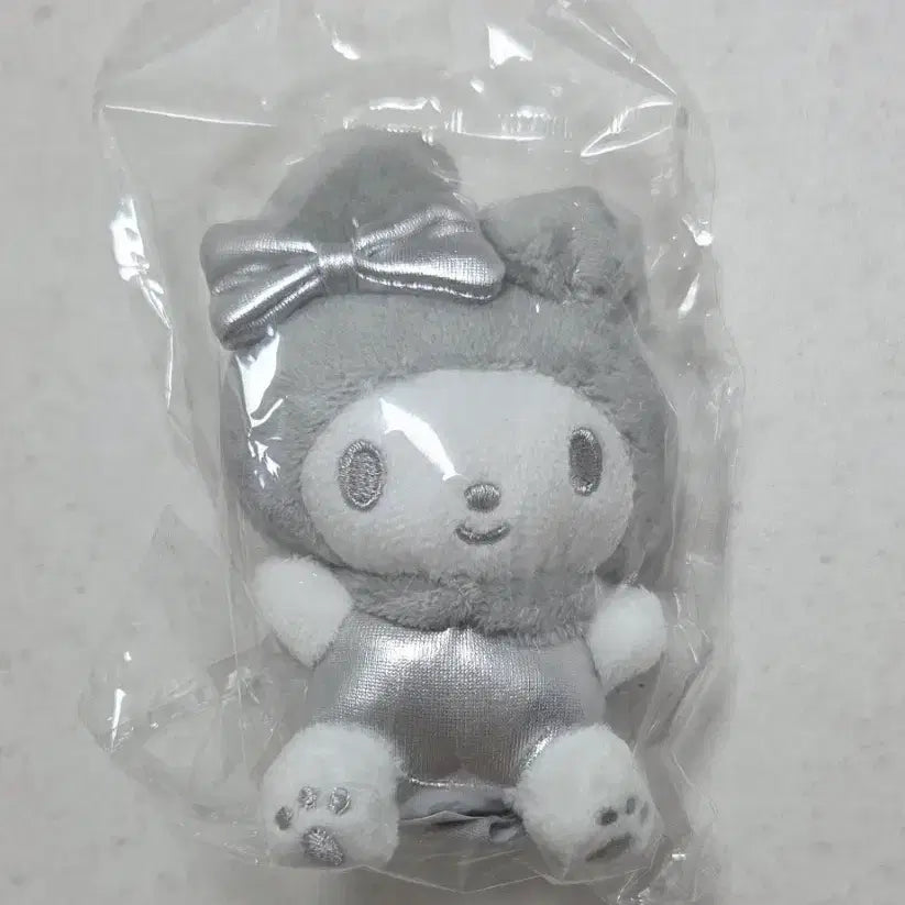 [BUNJANG] My Melody Silver Doll Keychain / 마이멜로디 실버 인형 키링