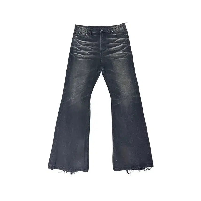 [BUNJANG] Ourglass Cat Washing Flare Jeans Black / (2) ourglass 아워글래스 캣 워싱 플레어 진 블랙