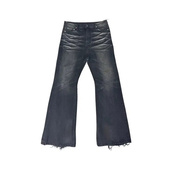 [BUNJANG] Ourglass Cat Washing Flare Jeans Black / (2) ourglass 아워글래스 캣 워싱 플레어 진 블랙